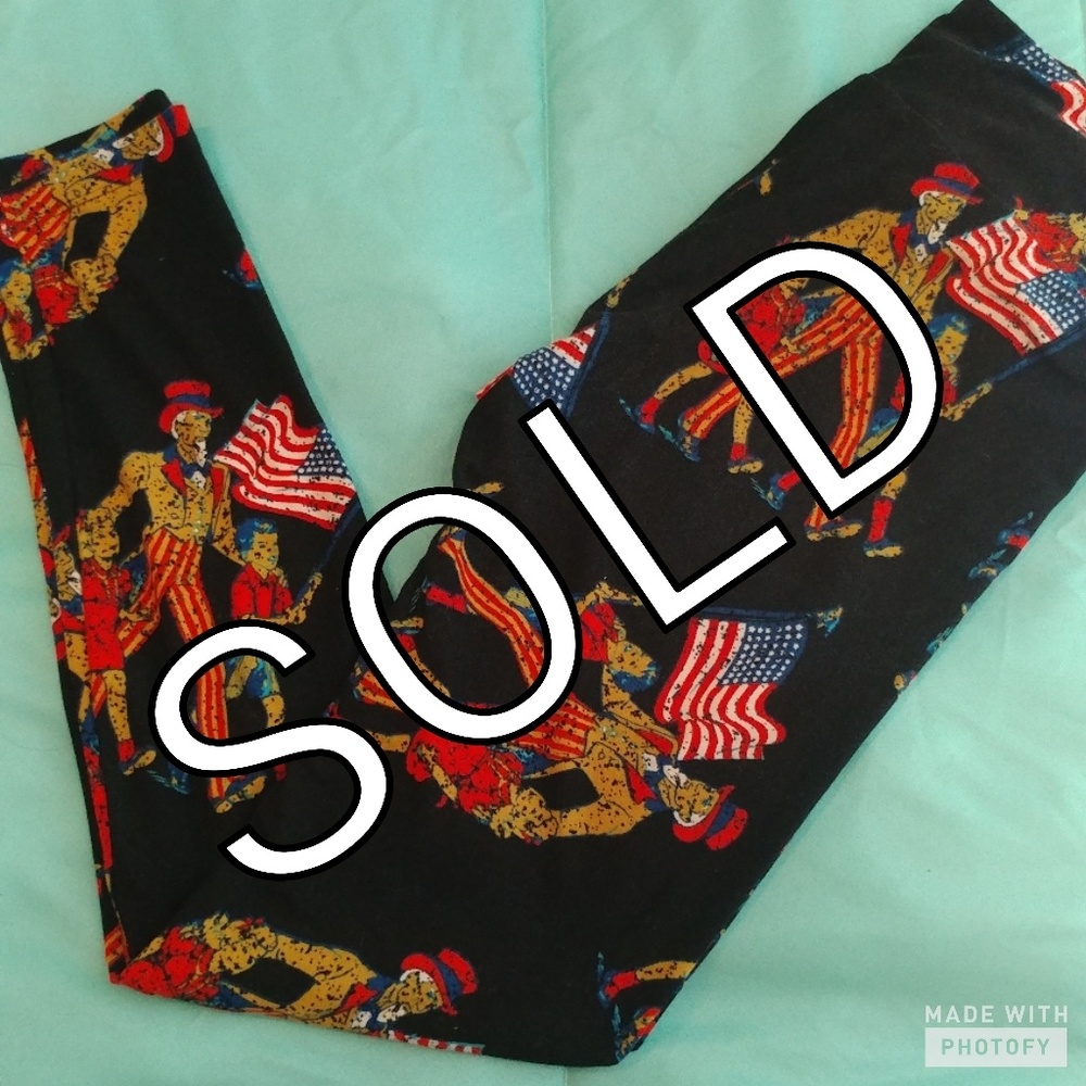 OS lularoe leggings Americana